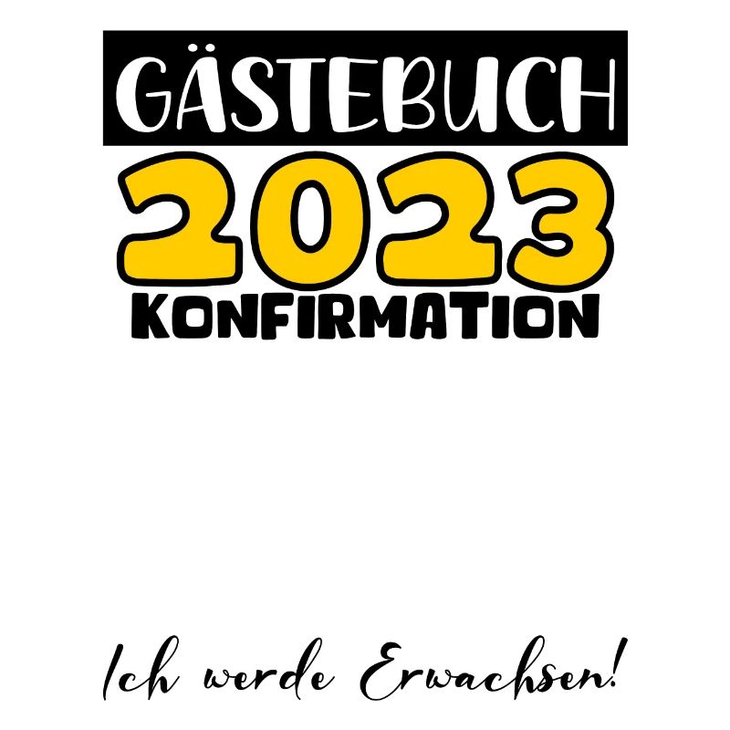 Konfirmation 2023 Gästebuch Mädchen Jungen Jugend