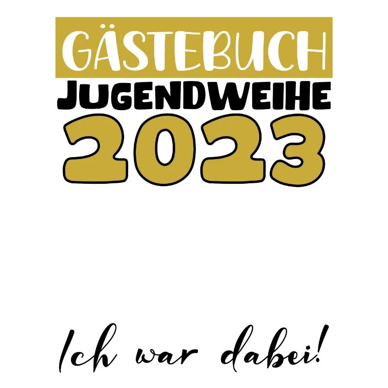 Jugendweihe 2023 Gästebuch Mädchen Jungen Fun Deko
