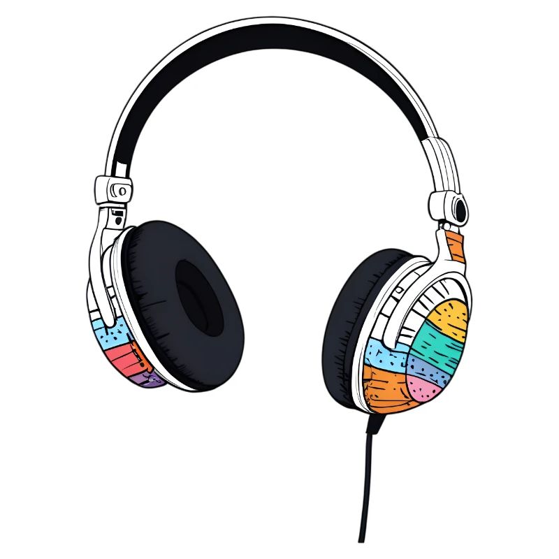 Kophörer Headset Comic Style