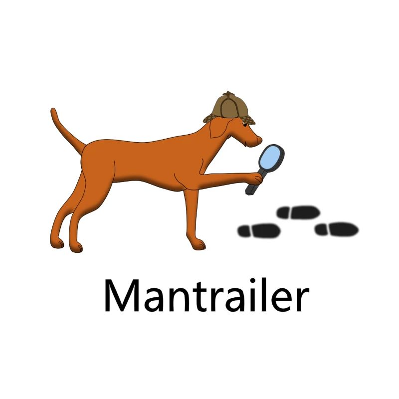 Mantrailing Vizsla