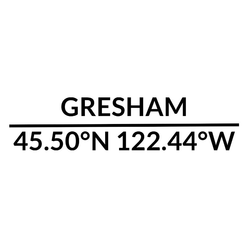 Gresham, Oregon, USA Coordinates