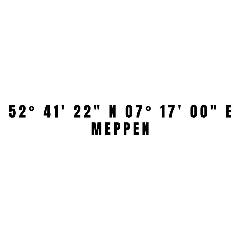 Meppen, Lower Saxony Coordinates