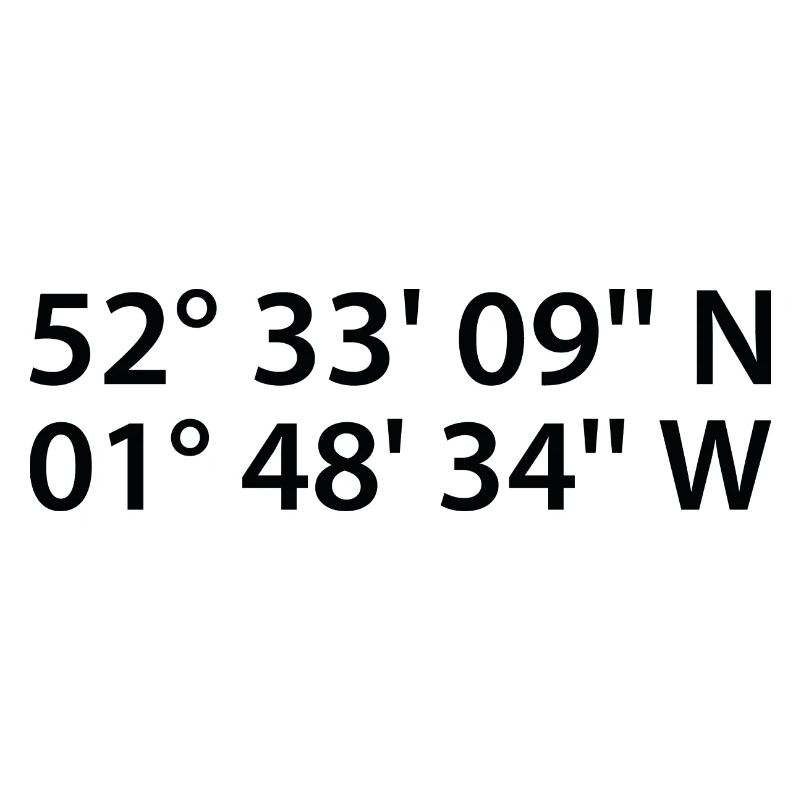 Royal Sutton Coldfield Coordinates