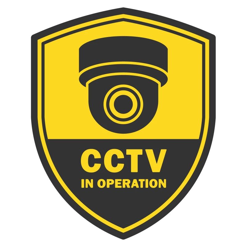 Security cameras in use symbol icon. Fixed CCTV