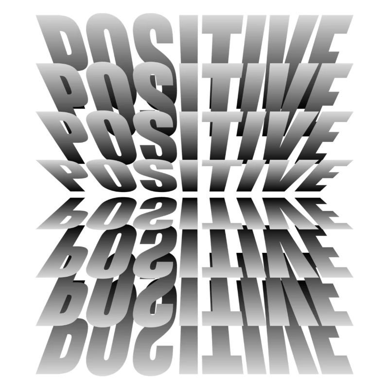 Positives Tee-Hemd