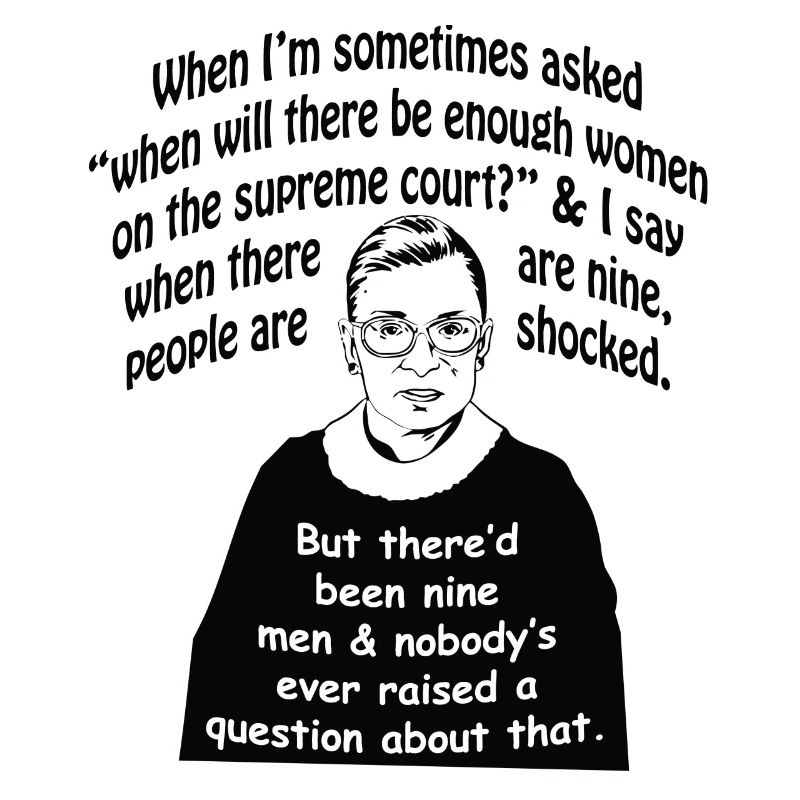 When I'm sometimes asked Ruth Bader Ginsburg