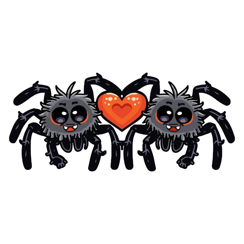 Tarantula Spinne Paar Valentinstag