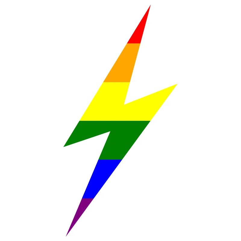 Regenbogen Blitz