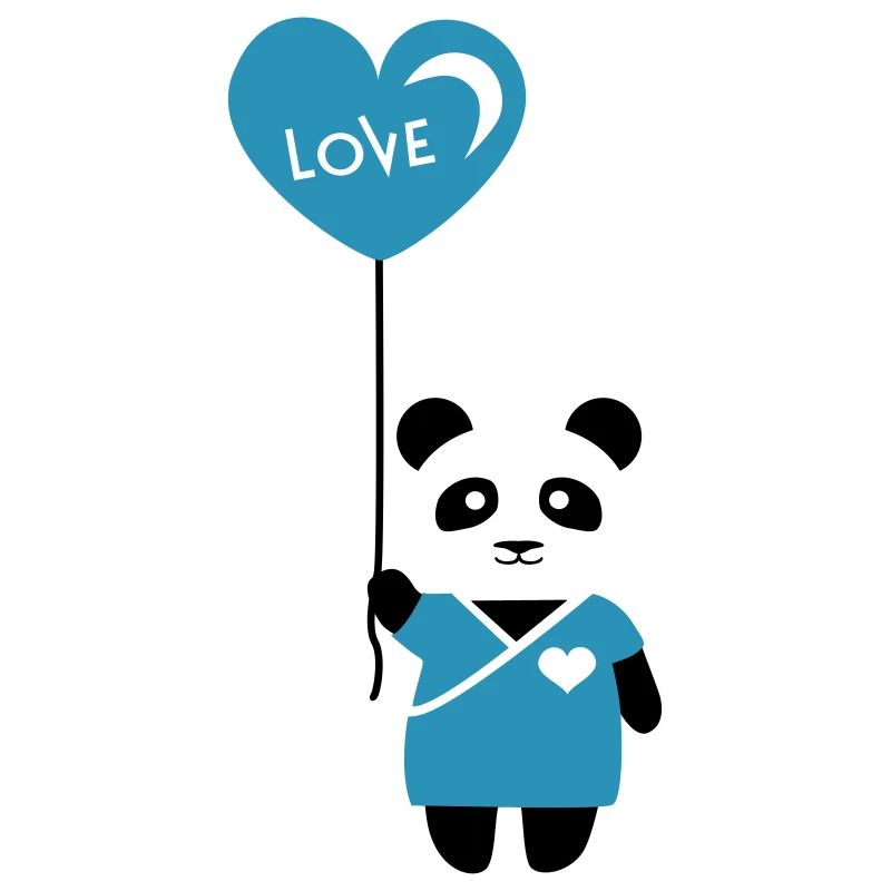 Pärchenshirt "Panda" Junge
