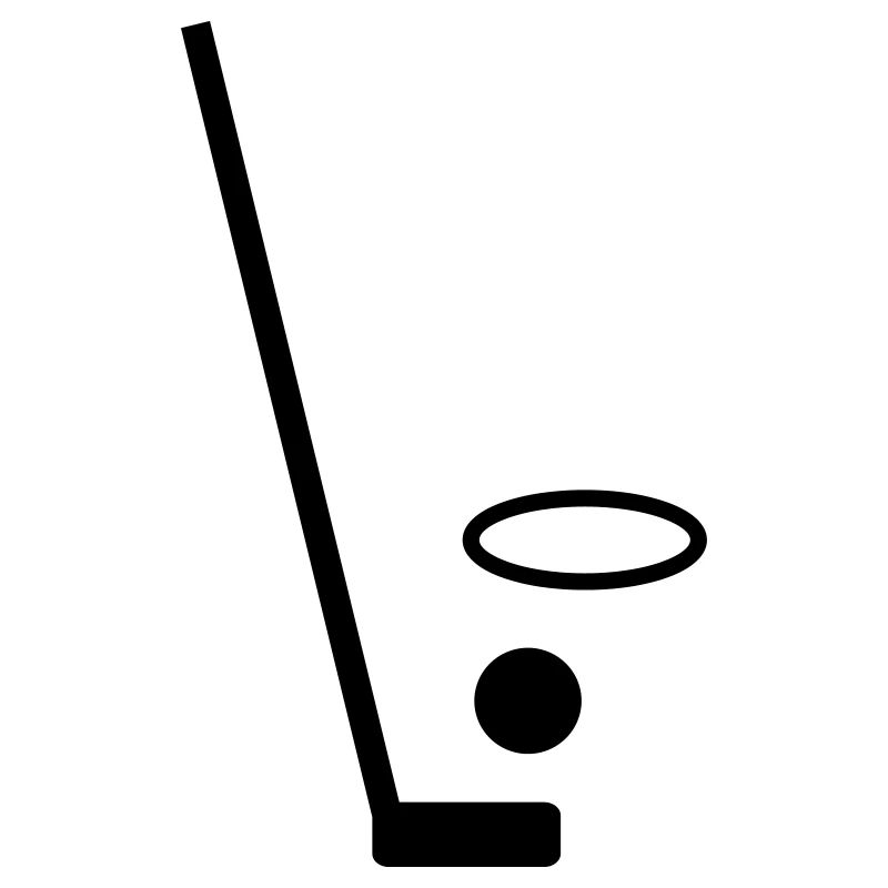 Golf - Ball vorm Loch