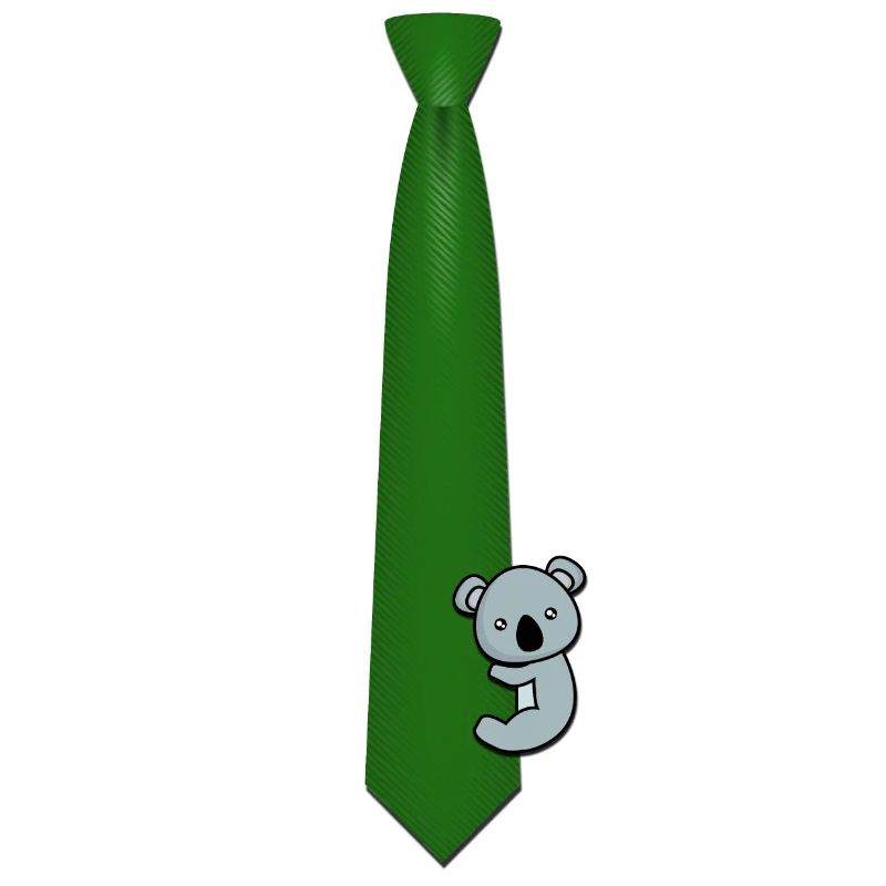 Cravate avec koala