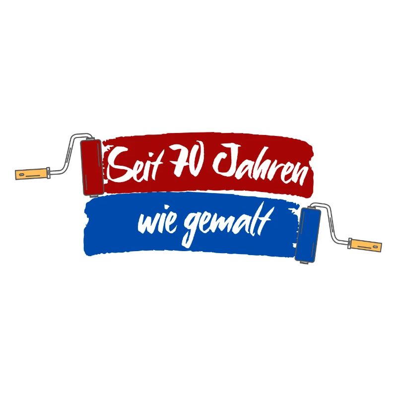 Pour 70 ans comme peint - 70e anniversaire