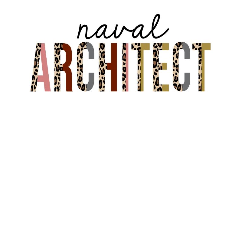 Architecte naval Leopard Print Drôle