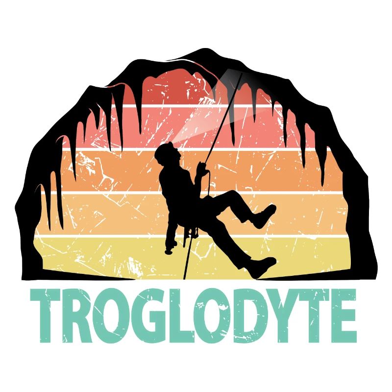 Troglodyte Funny Caving - Cave Explorer Speleology