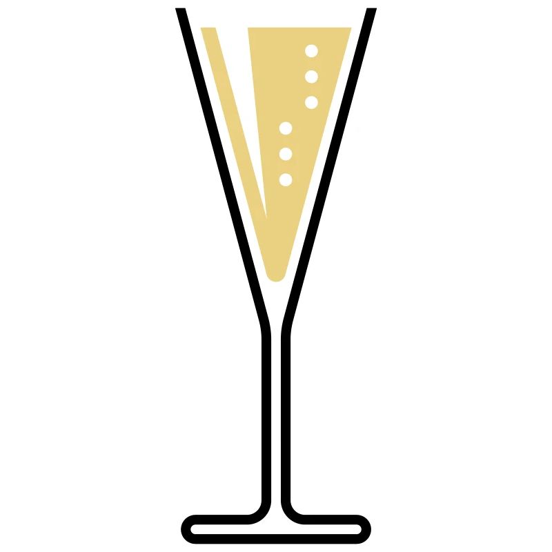 Verre XSect (vin mousseux / entonnoir / ouvert / 2C)