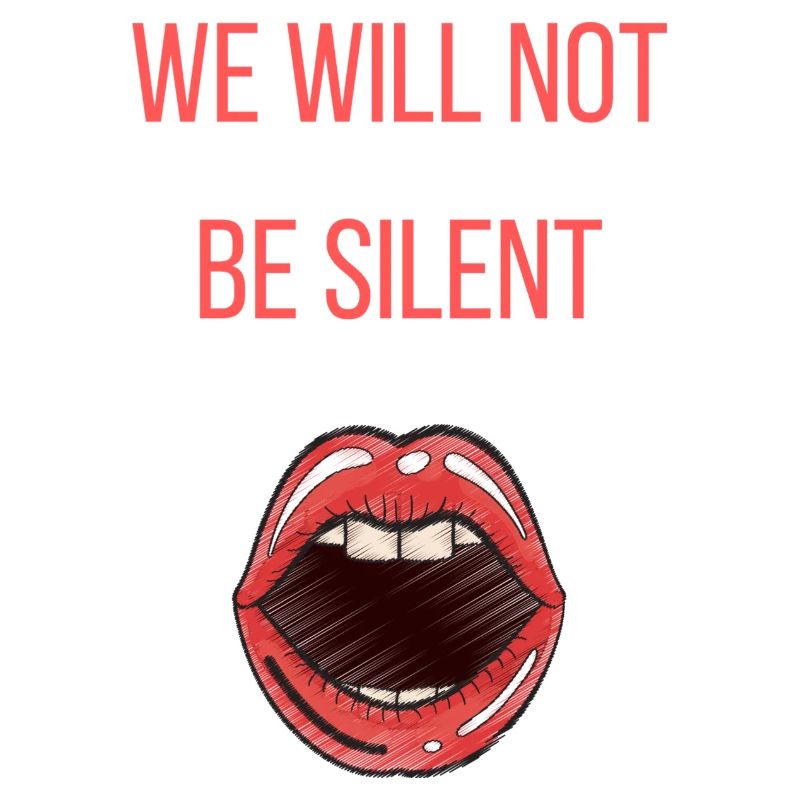 we will not be silent feminism gift