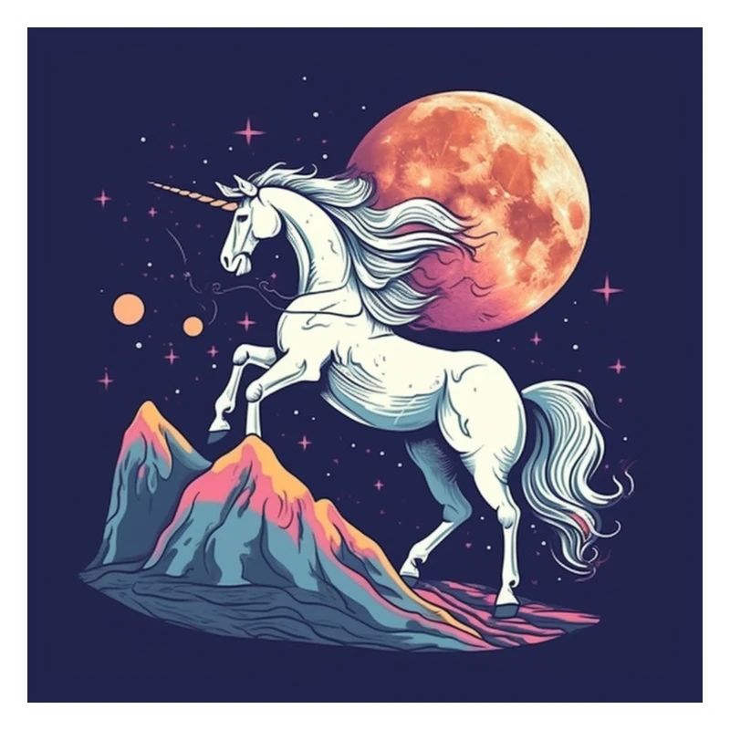 Retro Einhorn