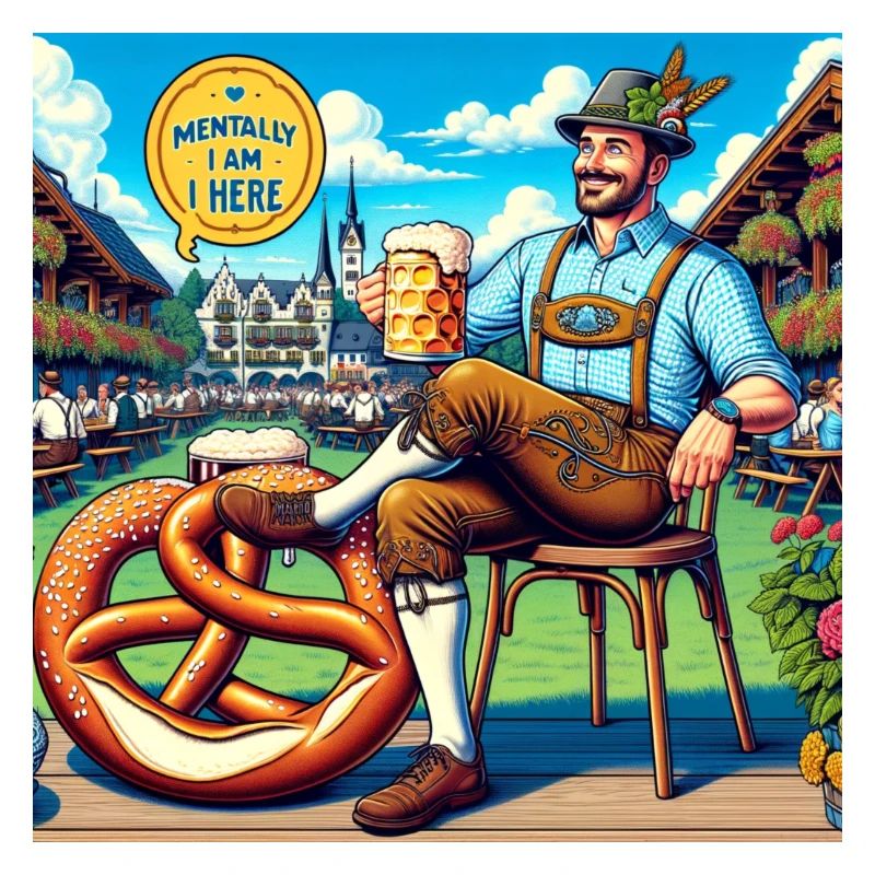 Biergarten - mentally I am here