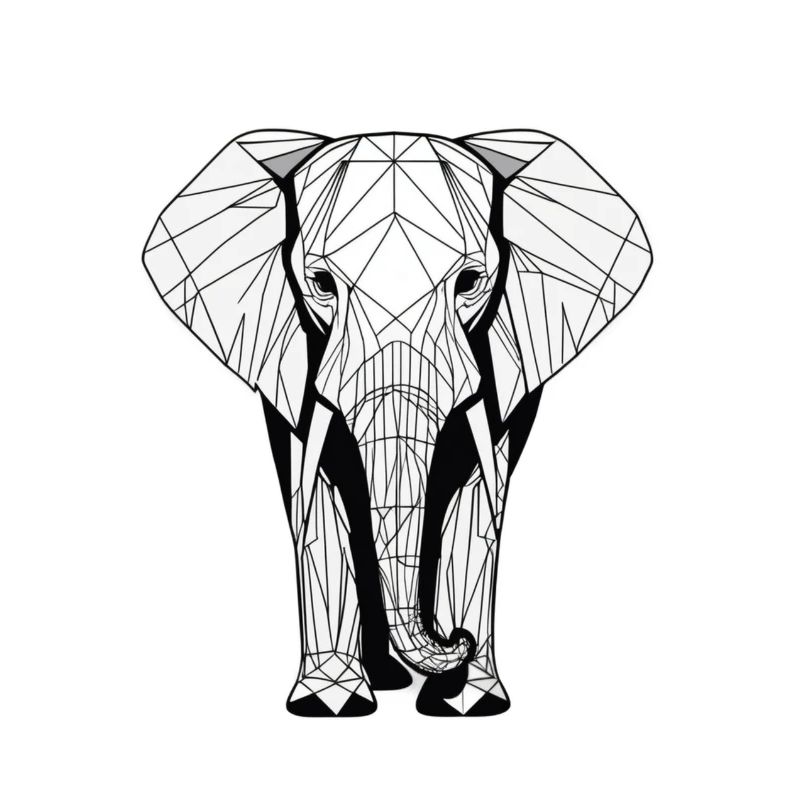 Moderner Elefant