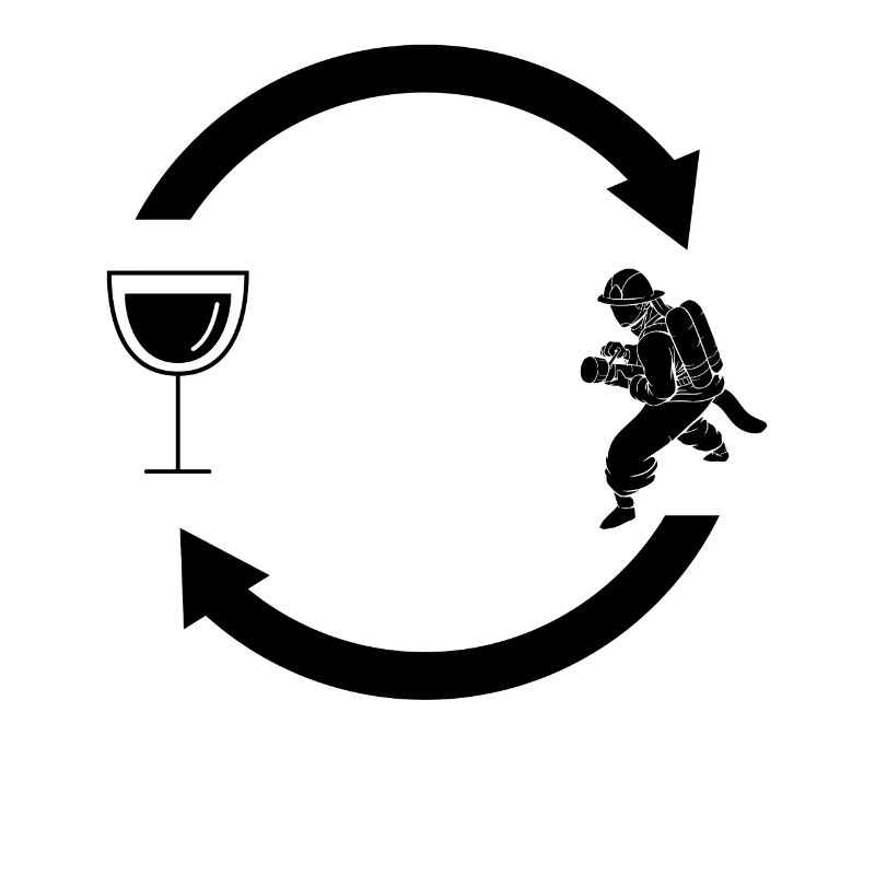 Wine load arrows and fire brigade -