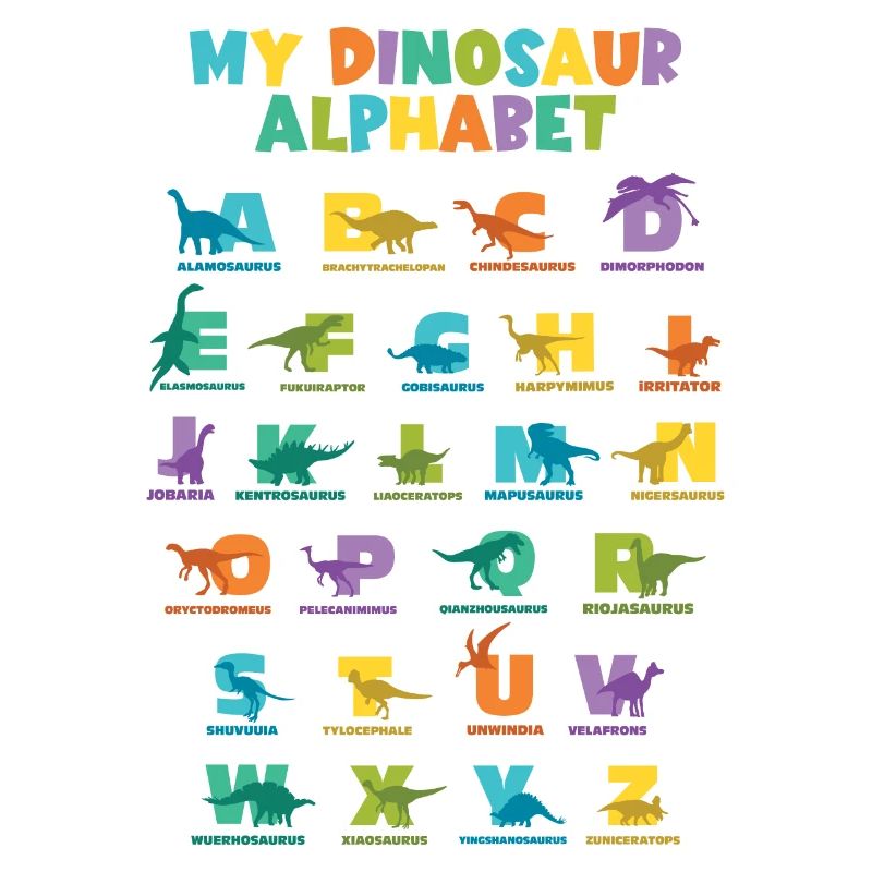 Dinosaurier Alphabet Learn Primer Geschenk