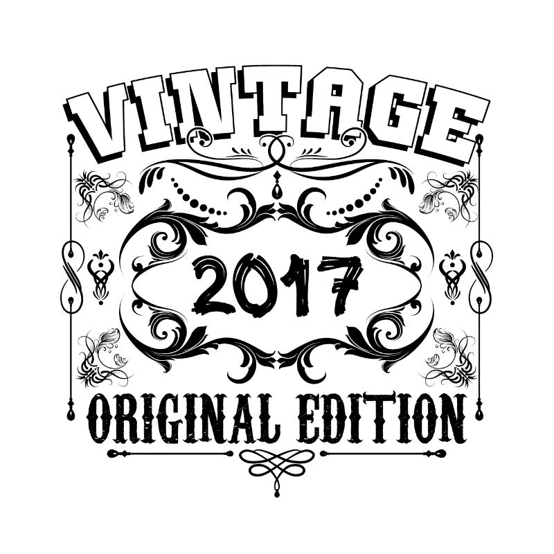 | 2017 Vintage Aged Original 2017 Geburtstagsgeschenk