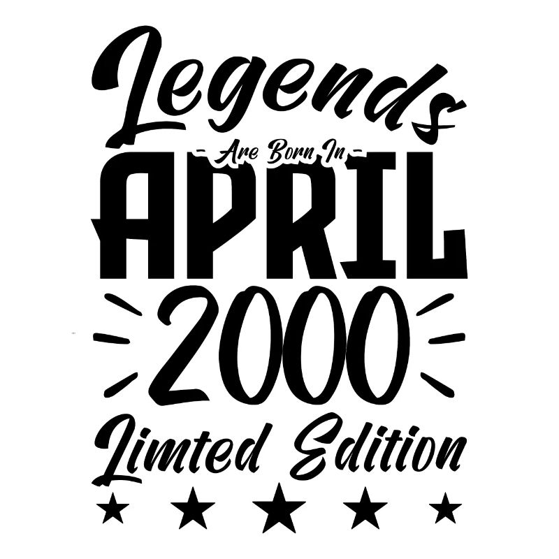Born April 2000 Birthday gift 2000