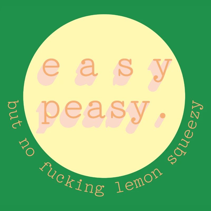 Easy Peasy Lemon Circle