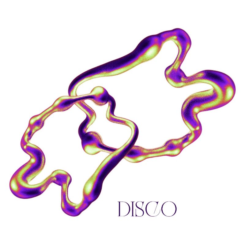 Disco Blob – Neon Abstract Liquid Art