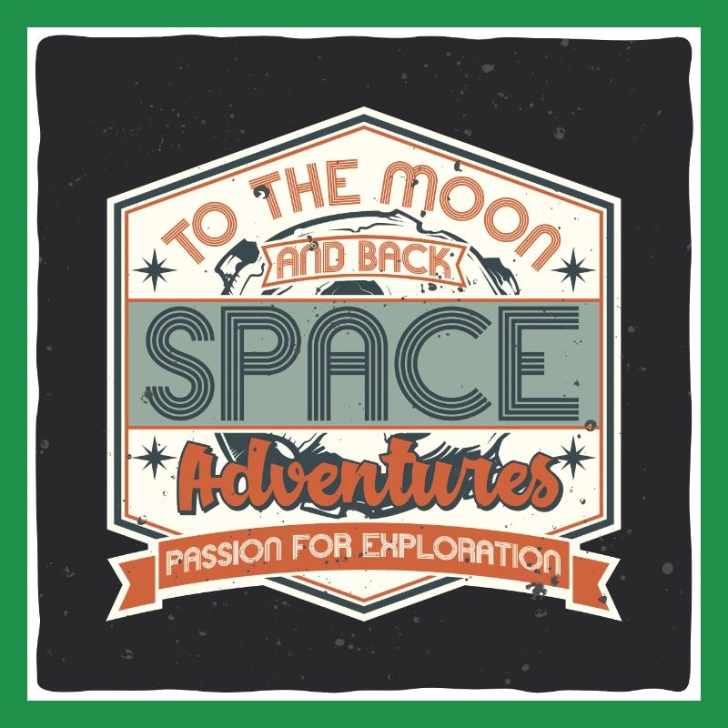 Panneau d’inspiration d’aventure spatiale