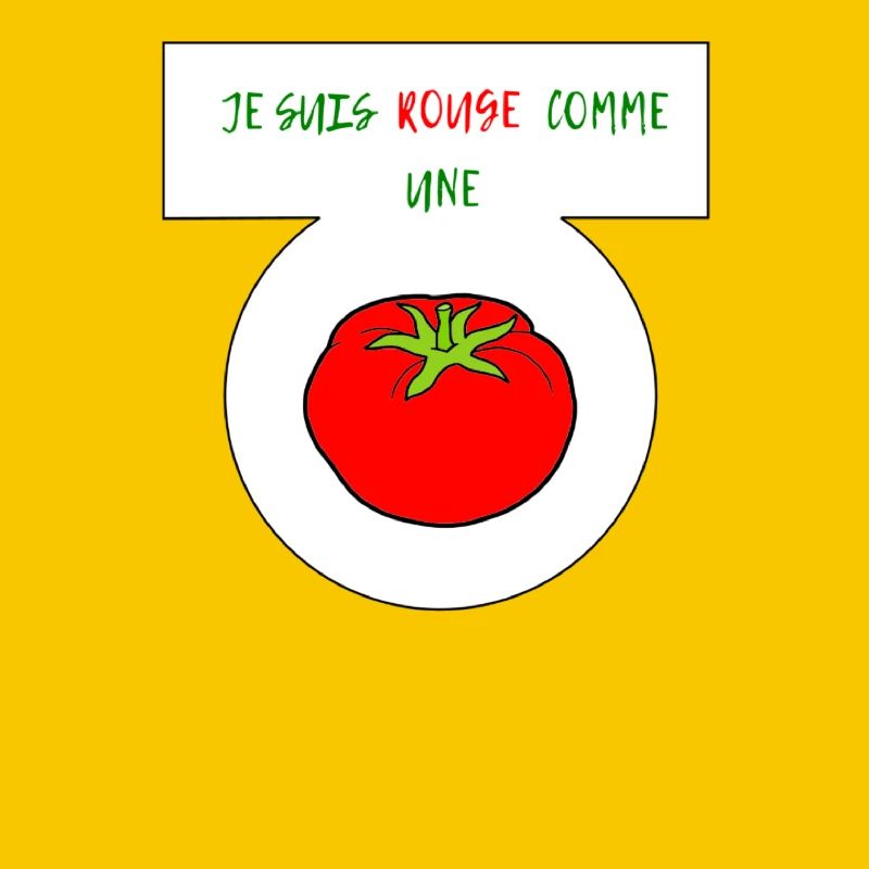 Rouge comme une tomate