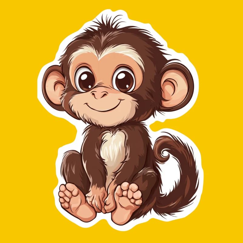 Monkey Cute Monkey Gift for Monkey Fans