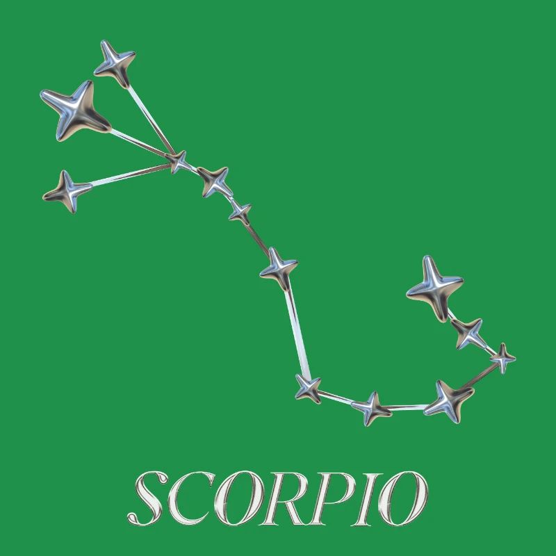Scorpio Constellation – Silver Minimal Constellation