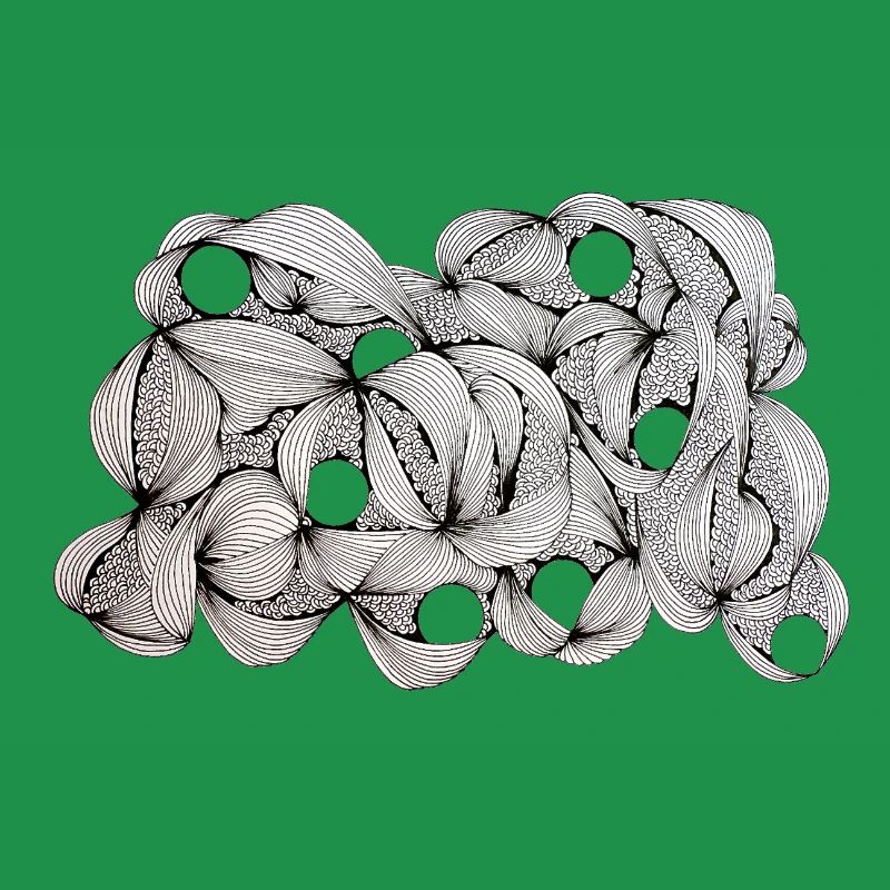 Lined Leaf Weave Pattern