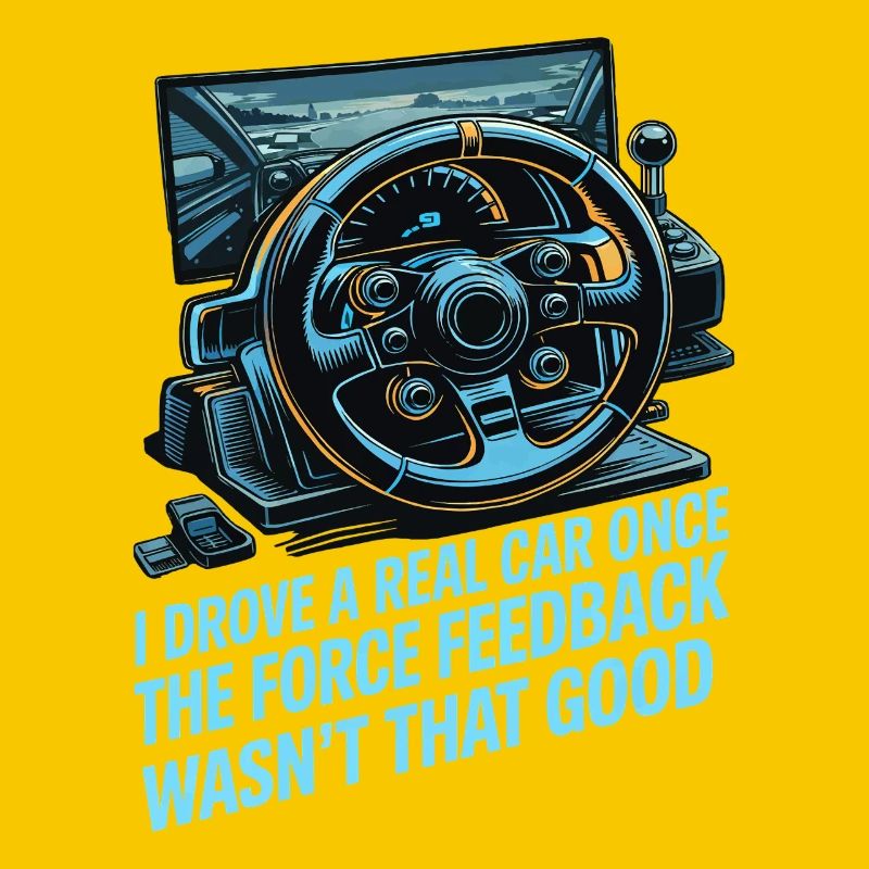 Ich bin einmal ein echtes Auto gefahren, das Force