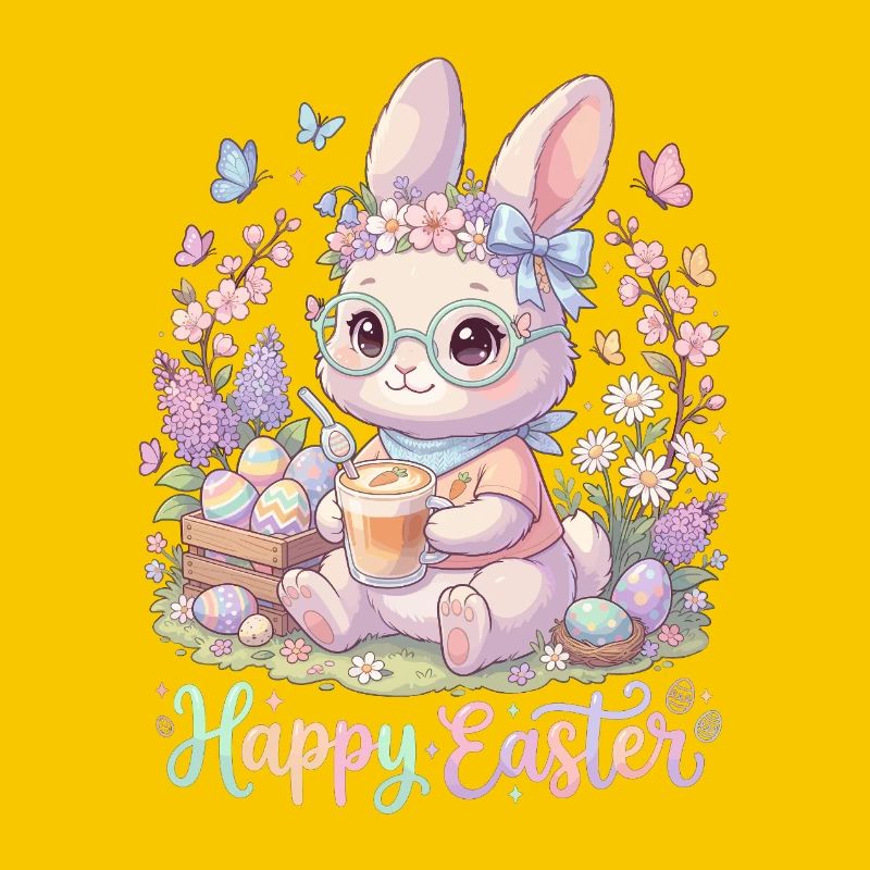 Pastel Bunny Easter Magic « Joyeuses Pâques »