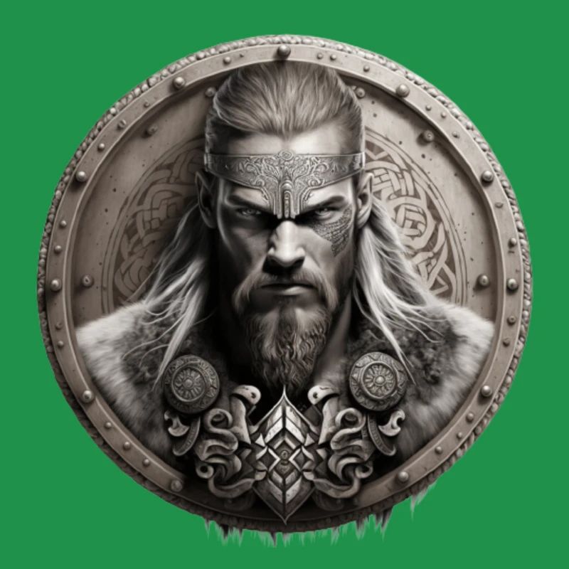 Wikinger Krieger Schildwall