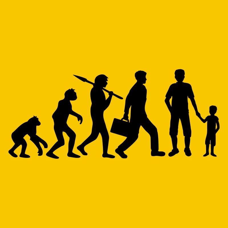 Fils Papa Evolution Enfant