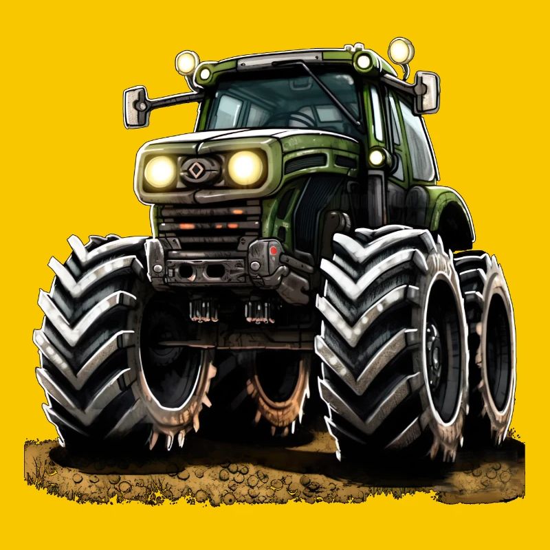 Precise and effective work with large tractors
