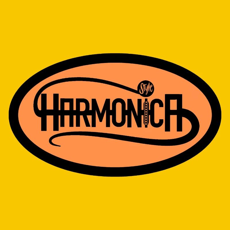 Harmonica Style logo for harmonica player