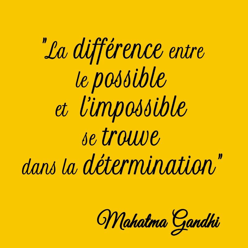 La différence entre le possible et l impossible