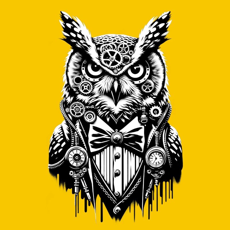 Nacht-Eule | Technik-Eule | Nerd-Uhu