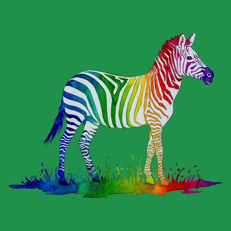 Regenbogen Zebra