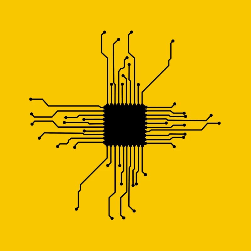 CPU Heart Computer Chip Geek Computer Nerd Cadeau