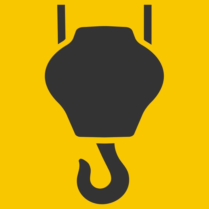 Industrial crane hook Lifting hook or hoist hook