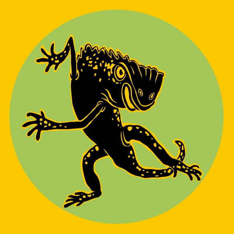 dancing lizard