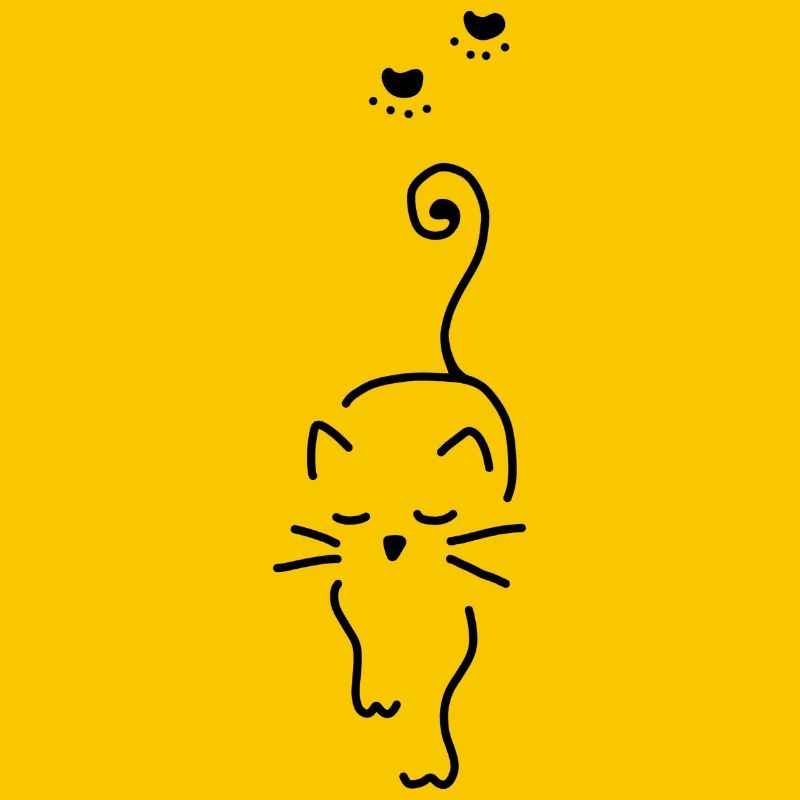 Empreinte de patte d'animal de compagnie de chat