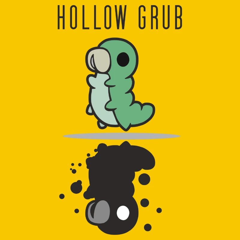 Hollow Grub _ Empty Larva _ Hollow Knight