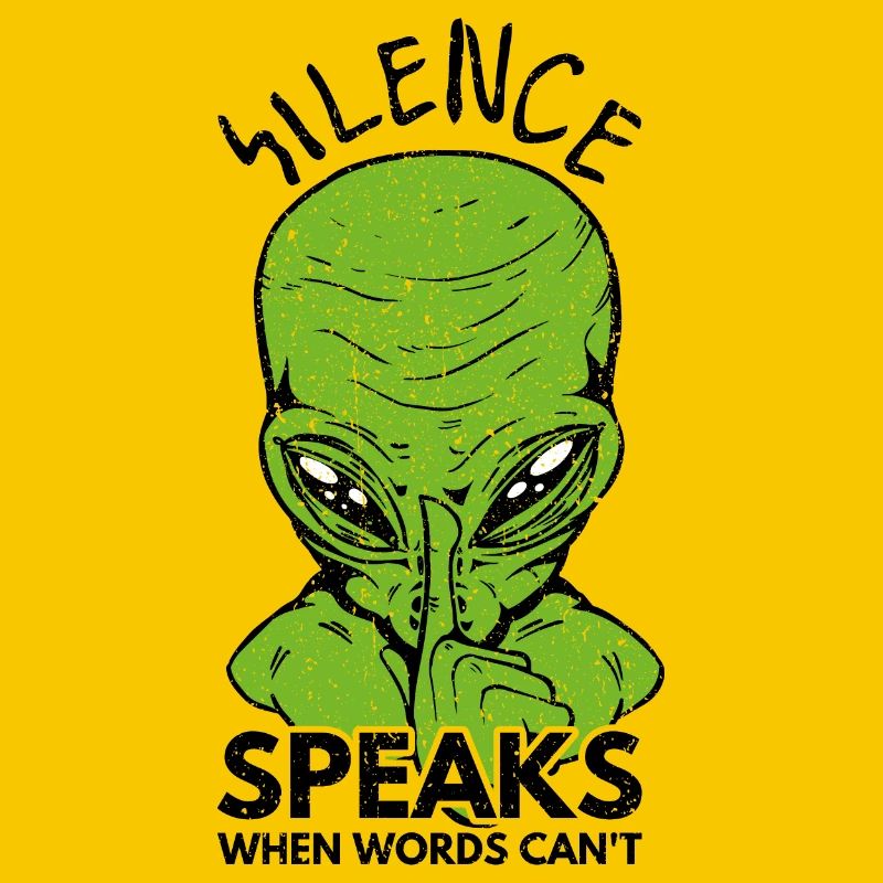 Le silence parle quand les mots ne le peuvent pas - Deep Thinker