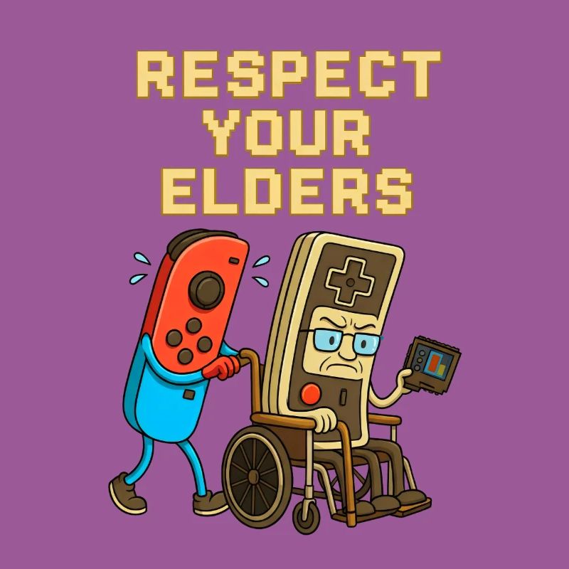 Respect Your Elders Gaming Control Retro 